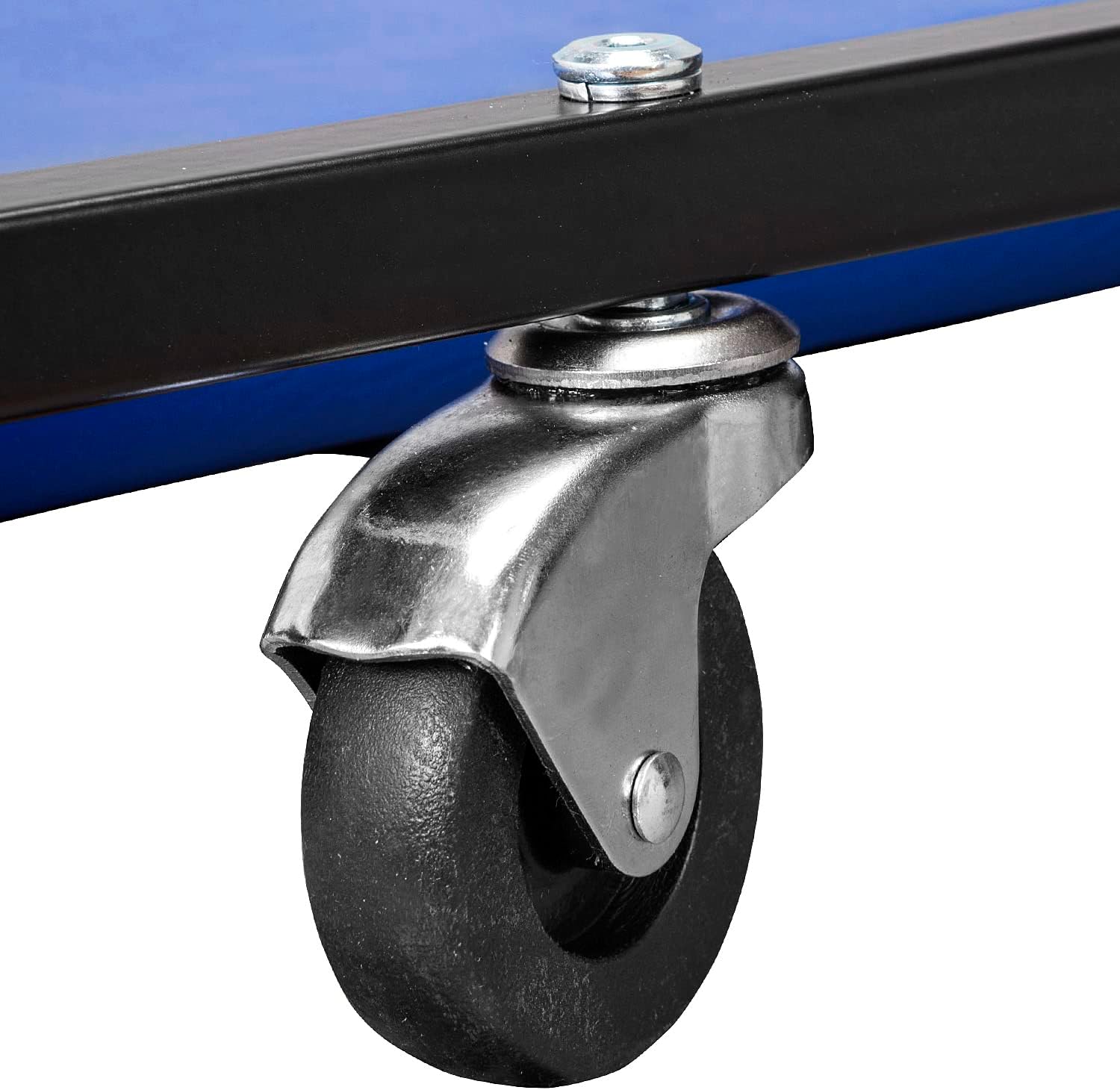 40" Padded Rolling Garage/Shop Creeper with Adjustable Headrest and 6 Casters,Mechanic Cart, Blue TR6452 Torin