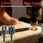 15 Pcs Wood Countersink Drill Bit Set with Depth Stop Storage Case