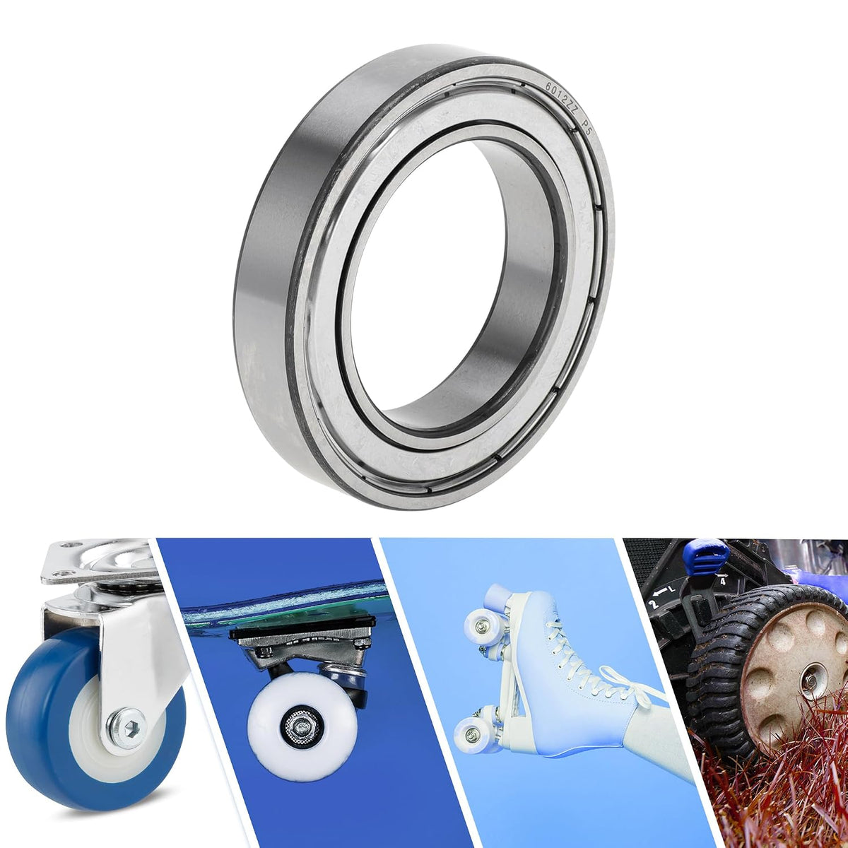 ACROPIX 6012ZZ Deep Groove Ball Bearings 60x95x18mm Double Metal Seal