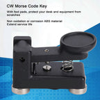 Luocute CW Morse Code Manual Key Portable Magnetic Base for