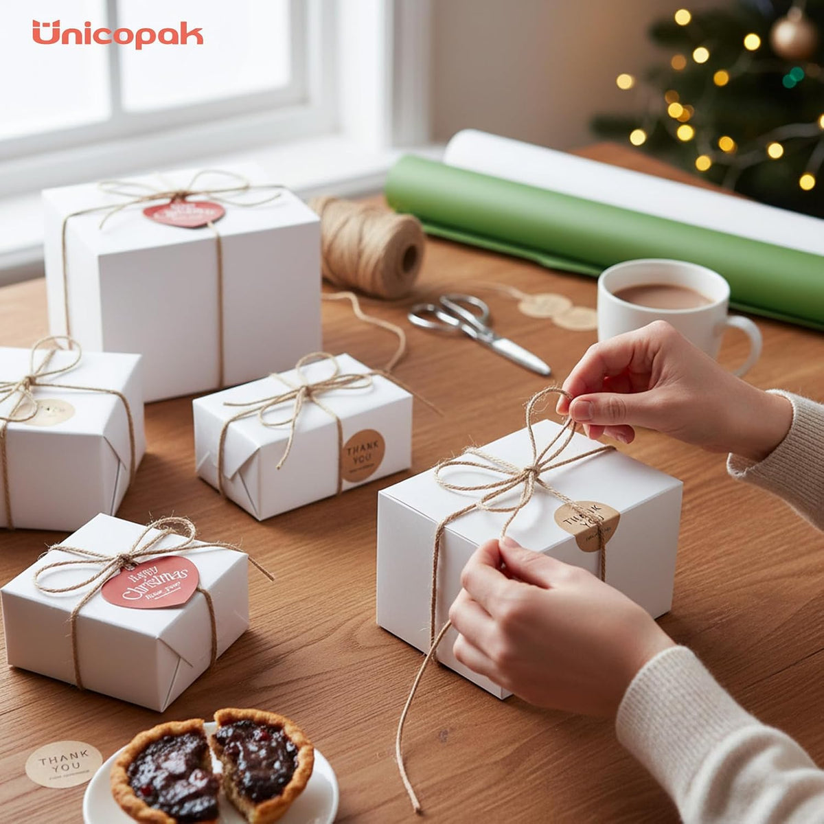 10 Pack 6x4.5x4.5 Inch Small Deep Gift Boxes with Lids