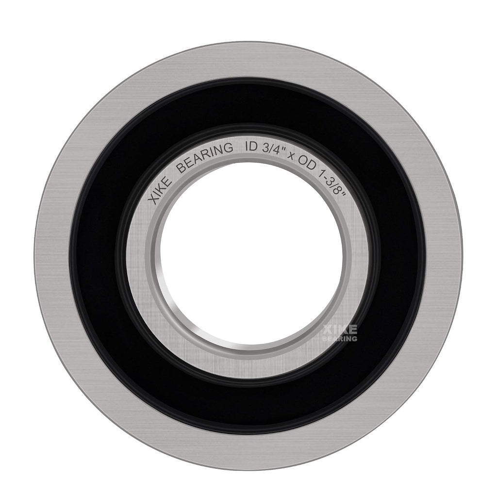 XiKe 4 Pcs Flanged Ball Bearings ID 3/4" x OD 1-3/8"