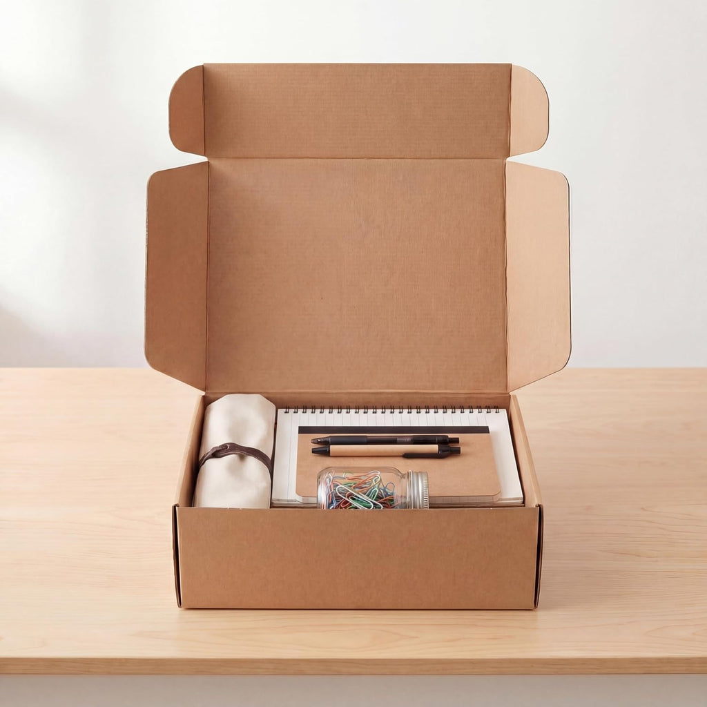 15 Pack 12x10x4 inch Cardboard Shipping Boxes, Brown Gift Boxes