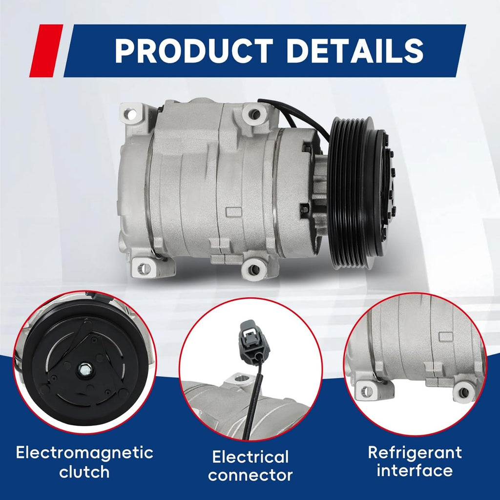 waltyotur AC Compressor Replacement for CO 10736C