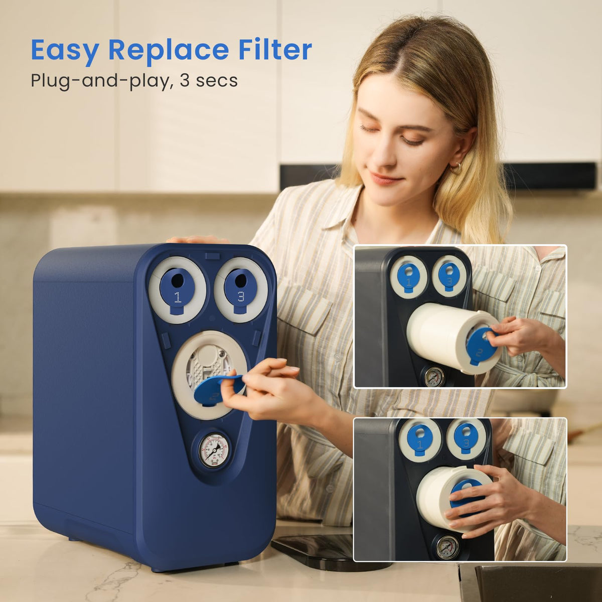 GLACIER FRESH C Filter Replacement for GFU03 Reverse Osmosis System
