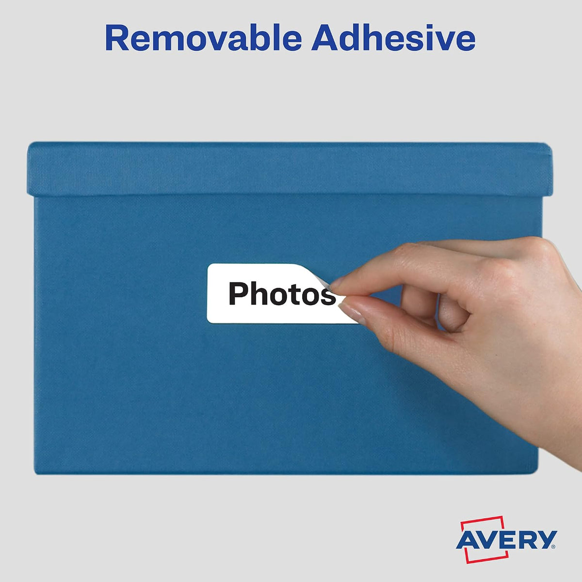 Multi-Use Removable Labels, 1" x 3", Print or Write ID Labels, White, 750 Total (3-Pack of 35436)