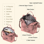 Backpack Purse for Women, PU Leather Ladies Backpack, Pink
