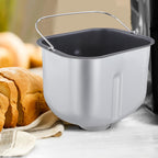 Noteflora Bread Machine Liner Mixing Bucket,Stainless Bread Maker Inner Replacement Part Features Nonstick Liner For Convenience For Home(Black T1)