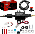 Universal Electric Fuel Pump Kit 12V 5-9 PSI Low Pressure with Fuel Filters 6 Hose Clamps 6.56 FT 5/16" ID Fuel Line