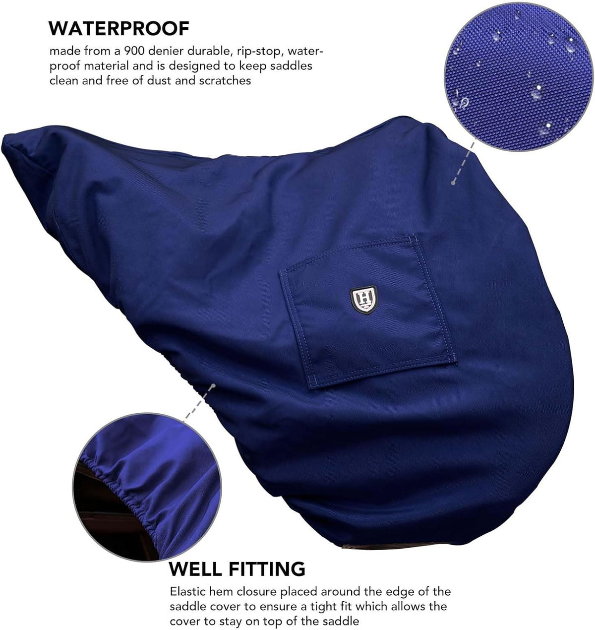Dressage/All Purpose Saddle Cover, Ride-on Saddle Cover