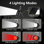 Keychain Flashlight 2 Pack, 1000 Lumens EDC Flashlight COB Work Light, Bottle Opener Keychain Mini Pocket Flashlight
