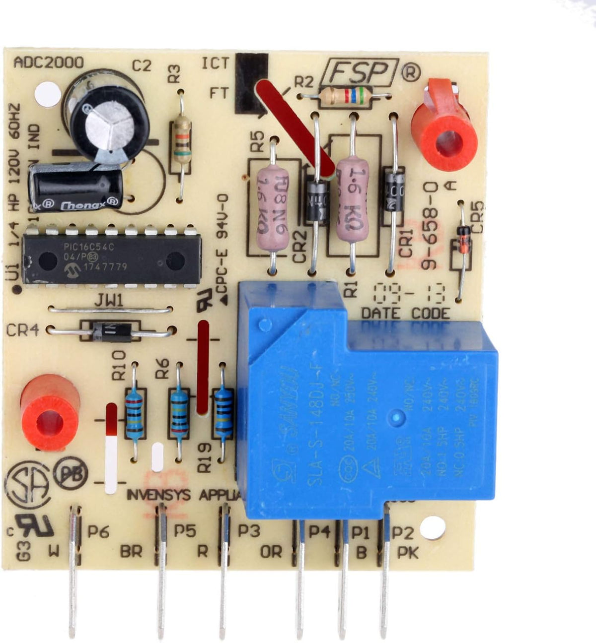 W10352689 Refrigerator Main Control Board Adaptive Defrost Control Board