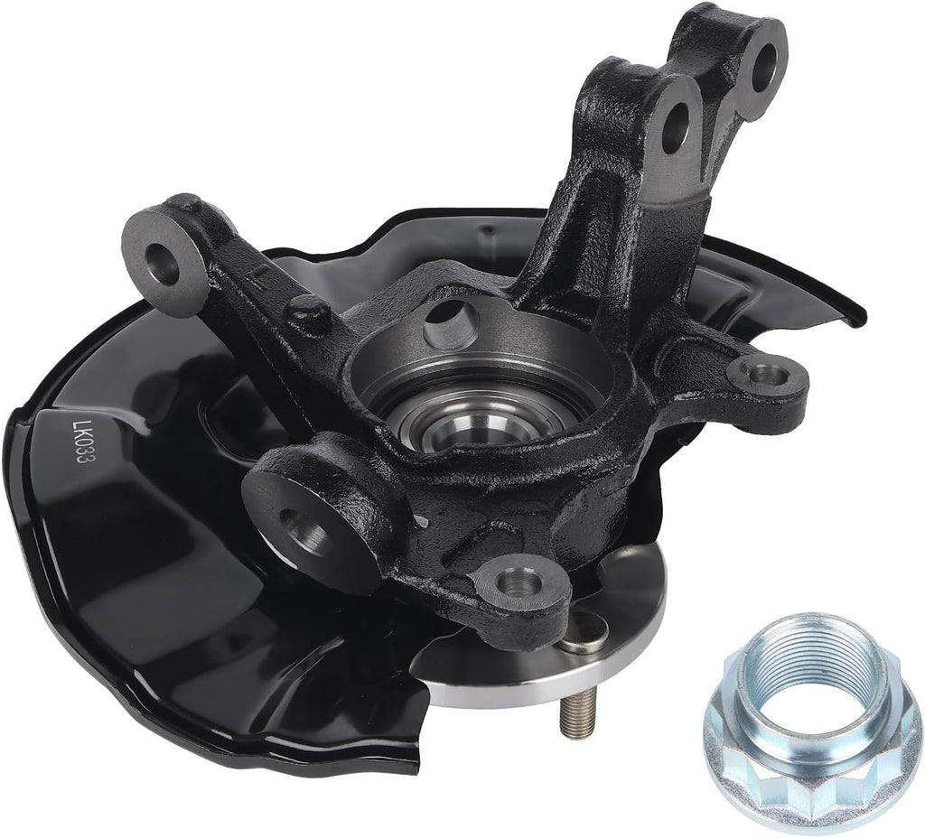 Autoround 698-477 Front Left Steering Knuckle & Wheel Bearing Hub Assembly