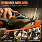 13Pcs Preset Torque Screwdriver Wrench Driver Set 10-80 Inch Pound