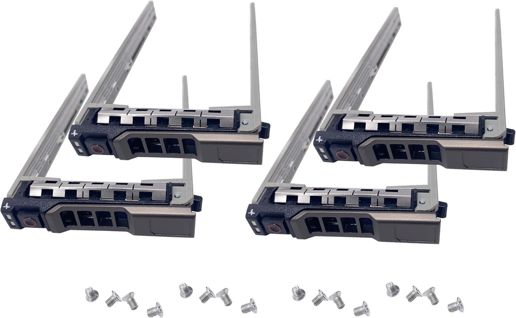 BestParts 4-Pack 8FKXC 2.5" SFF SAS SATA Hard Drive Tray Caddy Compatible with Dell PowerEdge T440 T640 T430 T630 T620 T710 R330 R530 R520 R710 R720 R720XD R310 R510 R515 R410 ME5012 MD3400