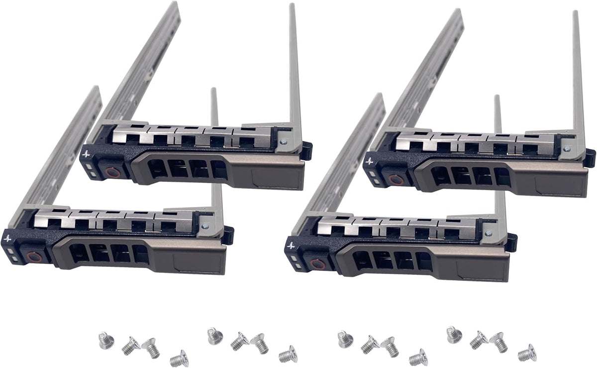 BestParts 4-Pack 8FKXC 2.5" SFF SAS SATA Hard Drive Tray Caddy Compatible with Dell PowerEdge T440 T640 T430 T630 T620 T710 R330 R530 R520 R710 R720 R720XD R310 R510 R515 R410 ME5012 MD3400