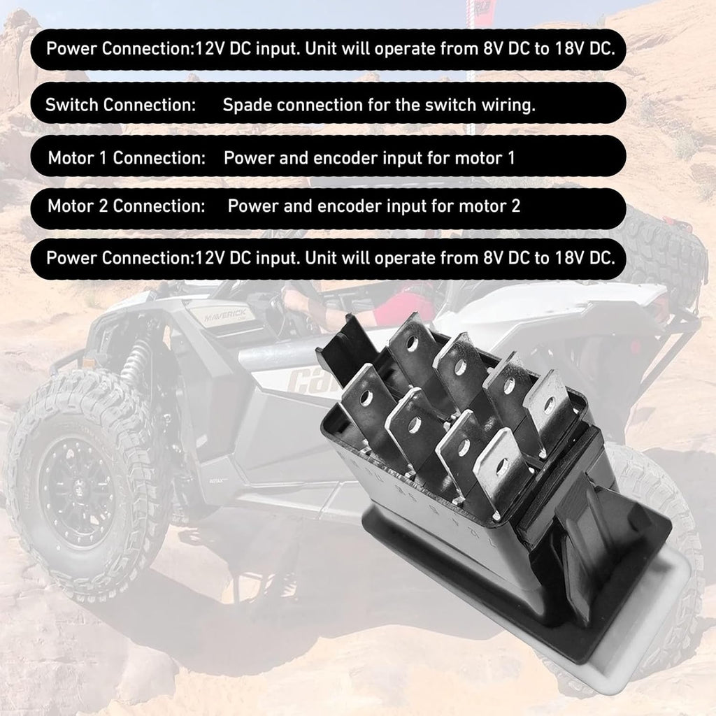 710004492 Headlight Switch for Can-Am Maverick X3 Trail Defender 8 Pin 20A