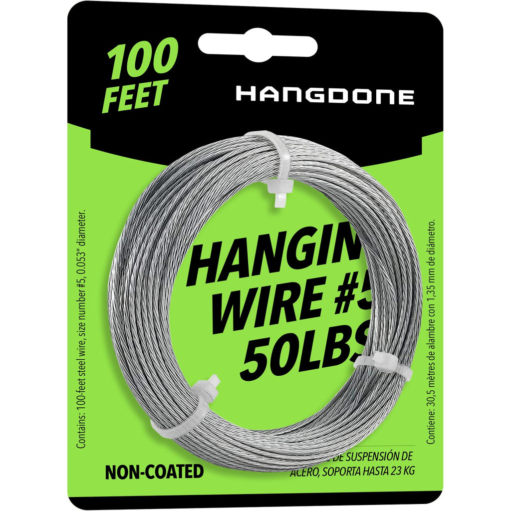 Picture Hanging Wire #5 – 50lbs Capacity – 100ft