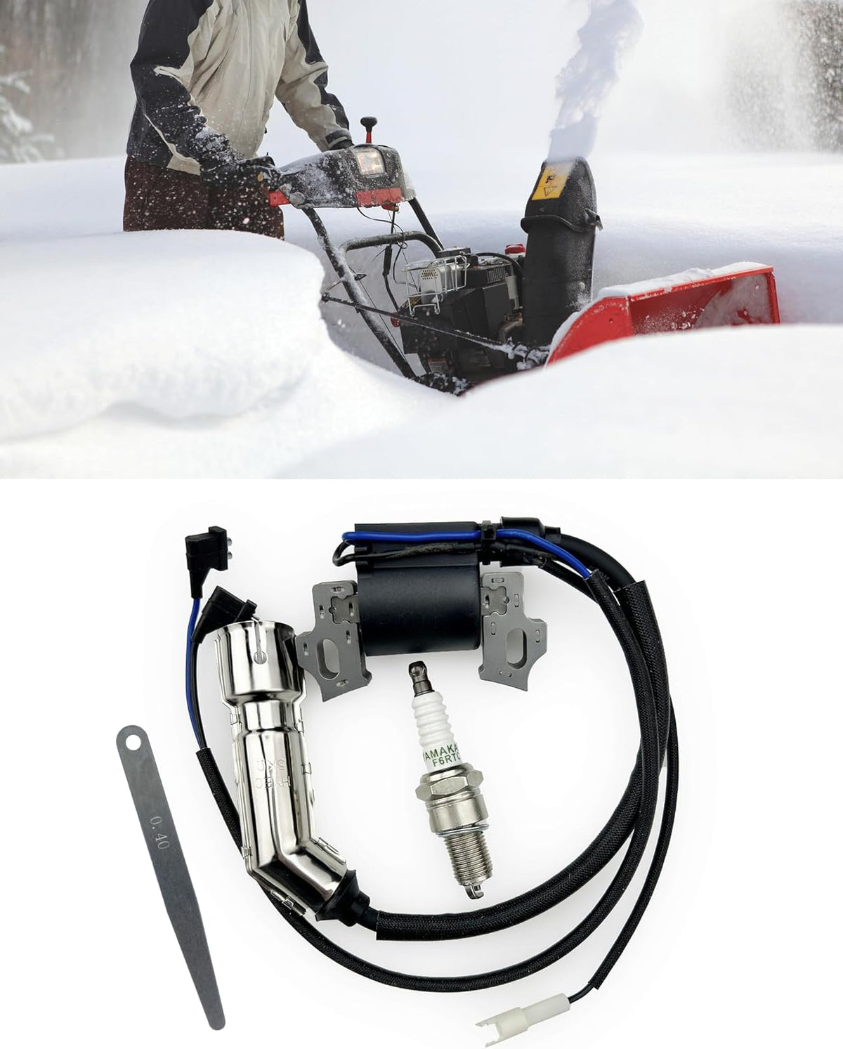 YAMAKATO 951-10646A Snow Blower Ignition Coil for Storm 2410 2620