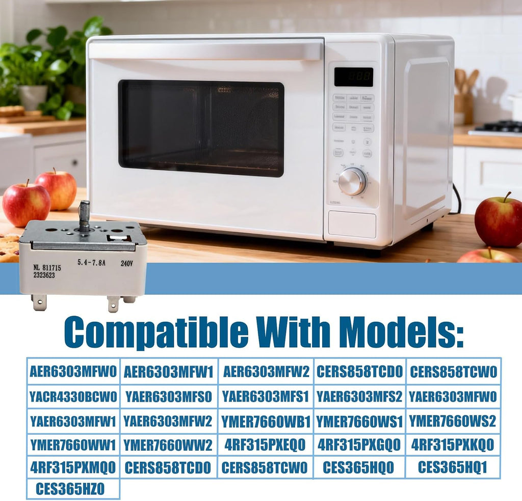 WP3148952 3148952 Upgraded Oven Range Infinite Switch Compatible With Whirlpool Maytag Estate Amana Kenmore Replace AP6007657 492438 PS11740774 WP3148952VP 811715 811701 AH336885 EA336885 PS336885