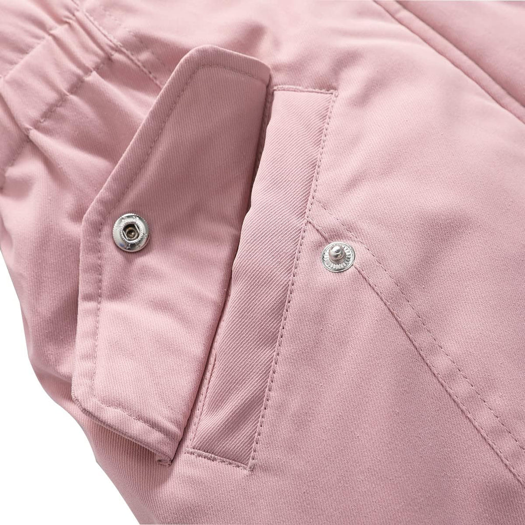 Girls Long Waterproof Winter Coat Kids Warm Hooded Parka | Waterproof puffer keeps girls dry. Fleece-lined.