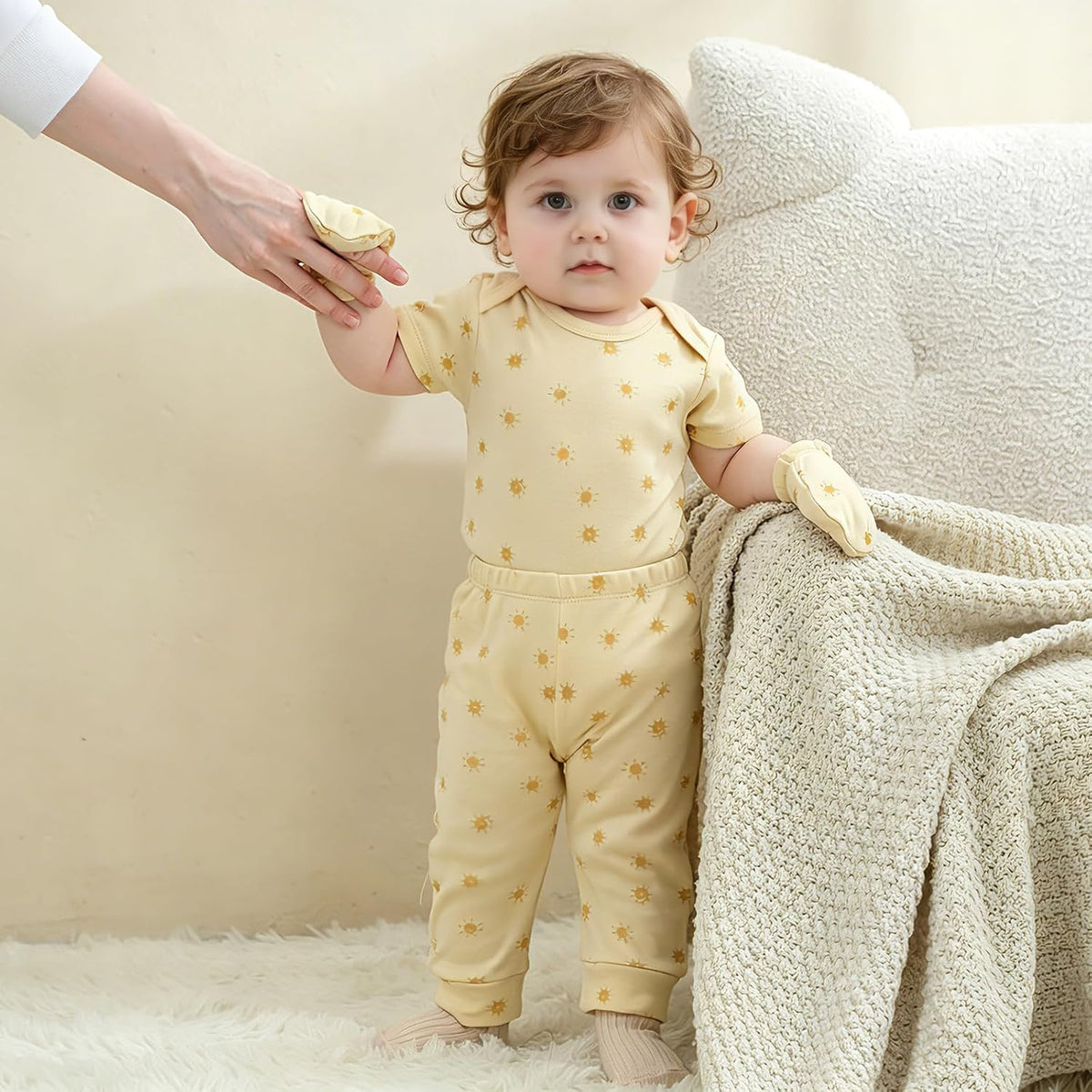 Newborn Baby Girl Boy Clothes Cotton Ribbed Mix Layette Gift Set