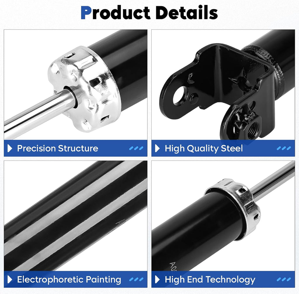 Rear Shock Absorber Struts Assembly Compatible with Nissan Altima 2002 2003 2004 2005 2006, Replace for 344395, 2Pcs