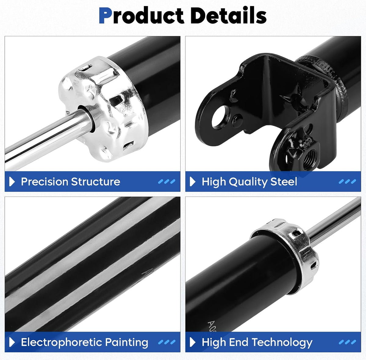 Rear Shock Absorber Struts Assembly Compatible with Nissan Altima 2002 2003 2004 2005 2006, Replace for 344395, 2Pcs