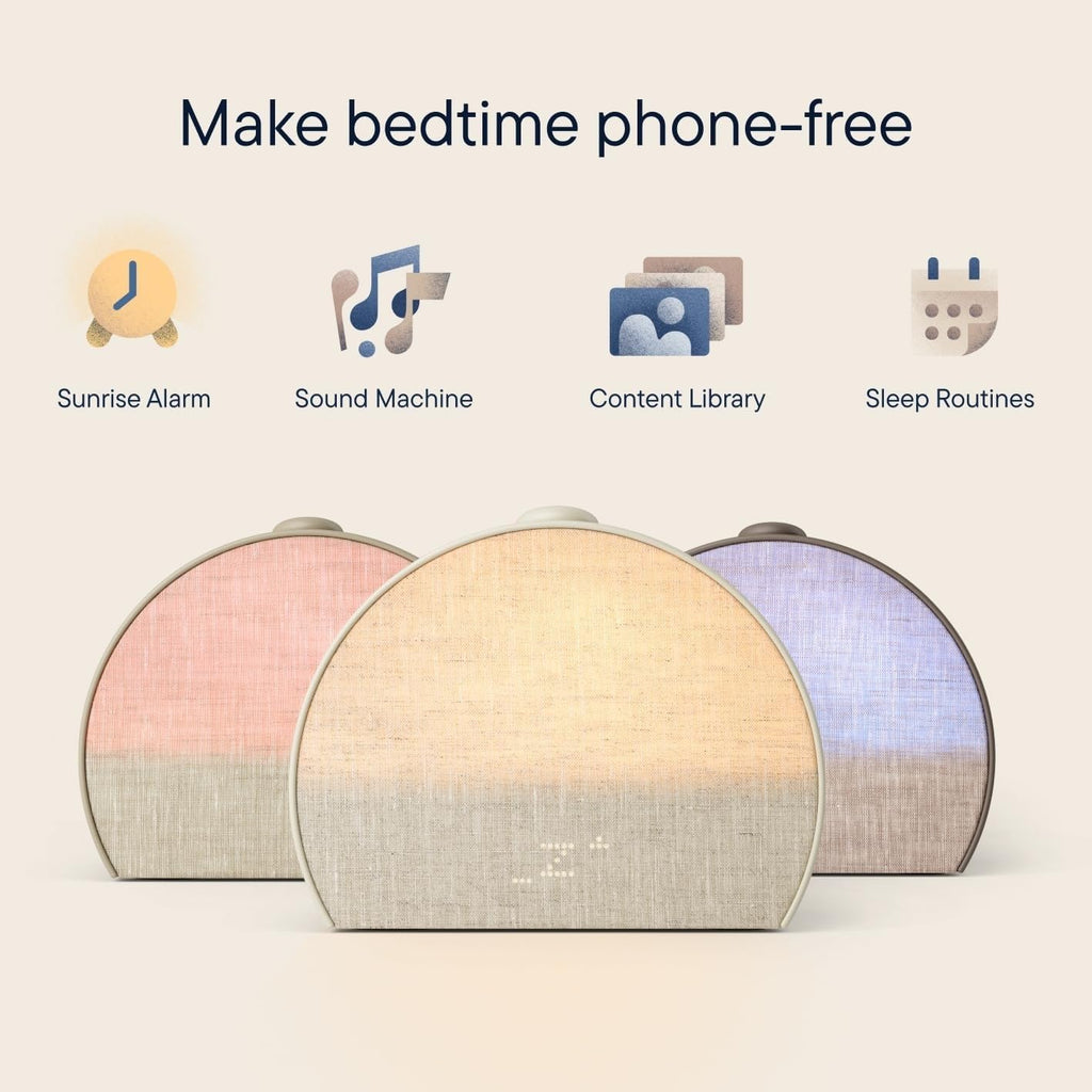 Hatch Restore 3 Sunrise Alarm Clock & Sound Machine, Smart Light (Cocoa) | White noise machine & sunrise alarm light
