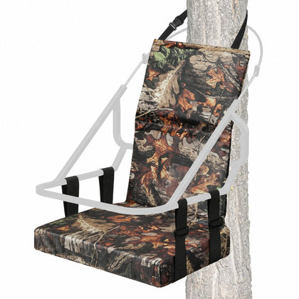Tree Stand Seat with Backrest for Hunting, Thick Cushion Seat