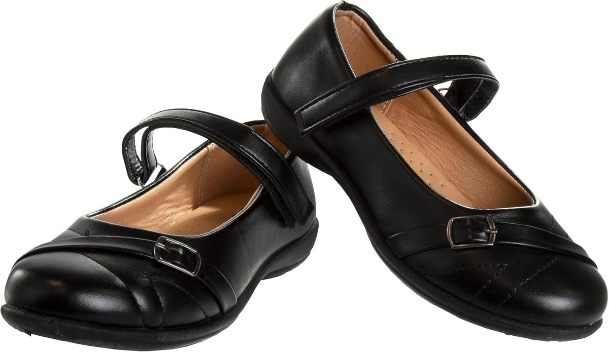 Girls Mary Jane School Uniform Shoes Flats (Toddler-Big Kid)