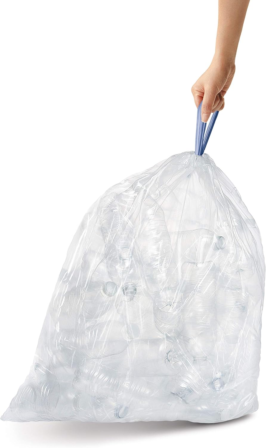 Code B 90 Count Custom Fit Liners, Drawstring Kitchen Trash Bags, One-by-One Mess-Free Dispense, Extra Thick & Double
