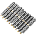 10 Pcs 4 Inch Weld on Hinges Bullet Barrel Weldable Hinges, Zerk