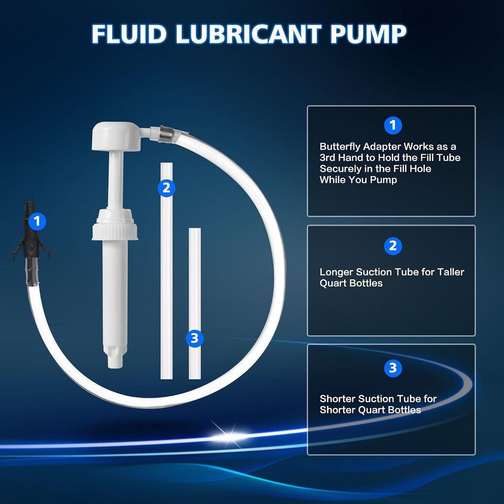 Fluid Pump for Standard Quart Bottles, 10cc Per Pump Stroke