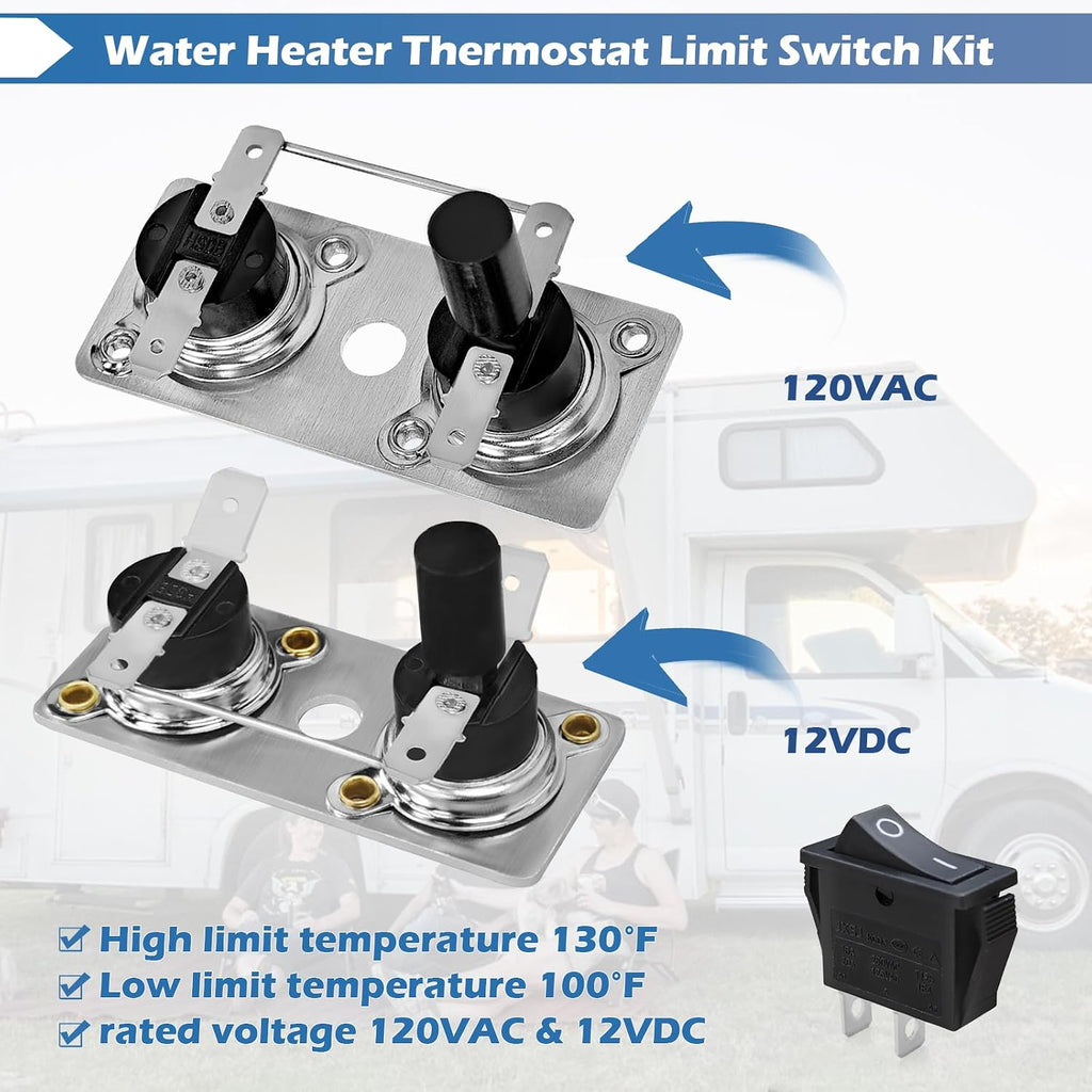 232306 & 232282 Thermostat Water Heater Limit Switch Kit