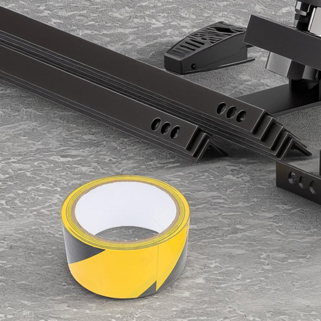 Black Yellow PVC Safety Warning Tape for Floor Marking Hazard Barriers