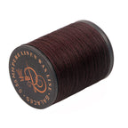 100% Natural Linen Thread Waxed Thread for Bookbingding, Leather Sewing, Beading or Macrame (Coffee)