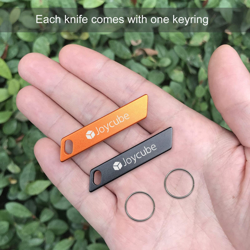 2Pack Mini Utility Knife Box Cutter, Small Keychain Pocket Knives