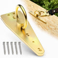 Reusable Roof Anchor for Fall Protection, Gold-Plated Steel