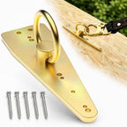 Reusable Roof Anchor for Fall Protection, Gold-Plated Steel