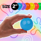Capsule Vending Machine 2" Assorted Colors Round Capsules Empty - 50 pcs