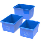 9 Gallon Recycle Bin, Blue, 1 Count (61549A01C)