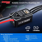 Surpass Hobby 1212 3500KV 8.4V Brushless Motor with 25A Brushless Esc Combo for 1/30 Axial SCX30