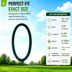 754-0241 954-0241A Lawn Mower Upper Drive Belt 5/8" x 35-1/4" Replacement