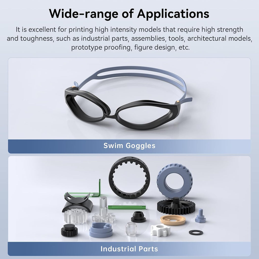 3D Printer Resin, Upgraded 8K Standard Resin V2, Enhanced Toughness and Strength, Lower-Odor, High Precision 3D