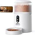 Automatic Cat Feeder with Camera, 3MP HD Video & Night Vision, 5G/2.4G WiFi Smart Pet Feeder with APP Control, 2-Way