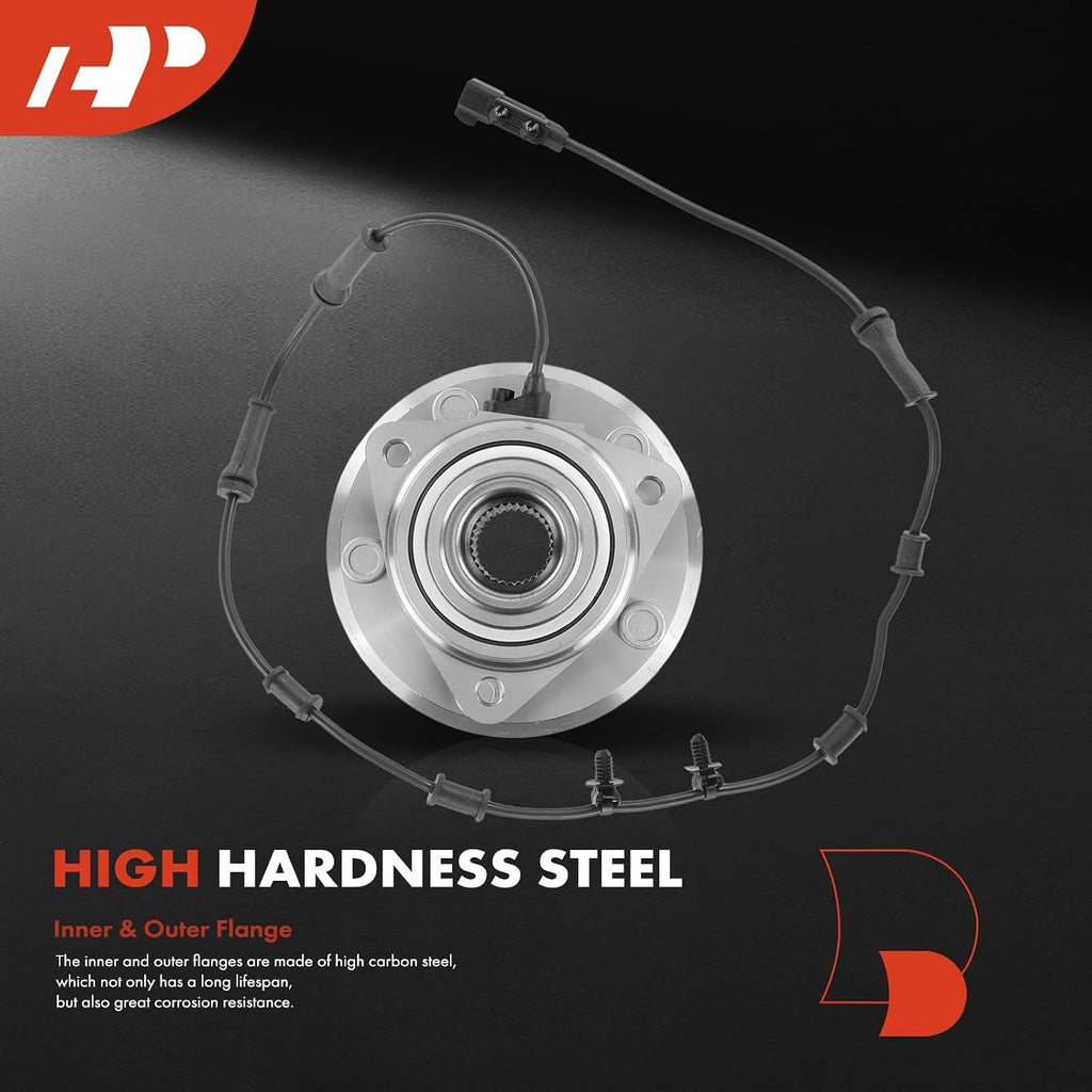 A-Premium Front Wheel Bearing and Hub Assembly with ABS & 5-Lug