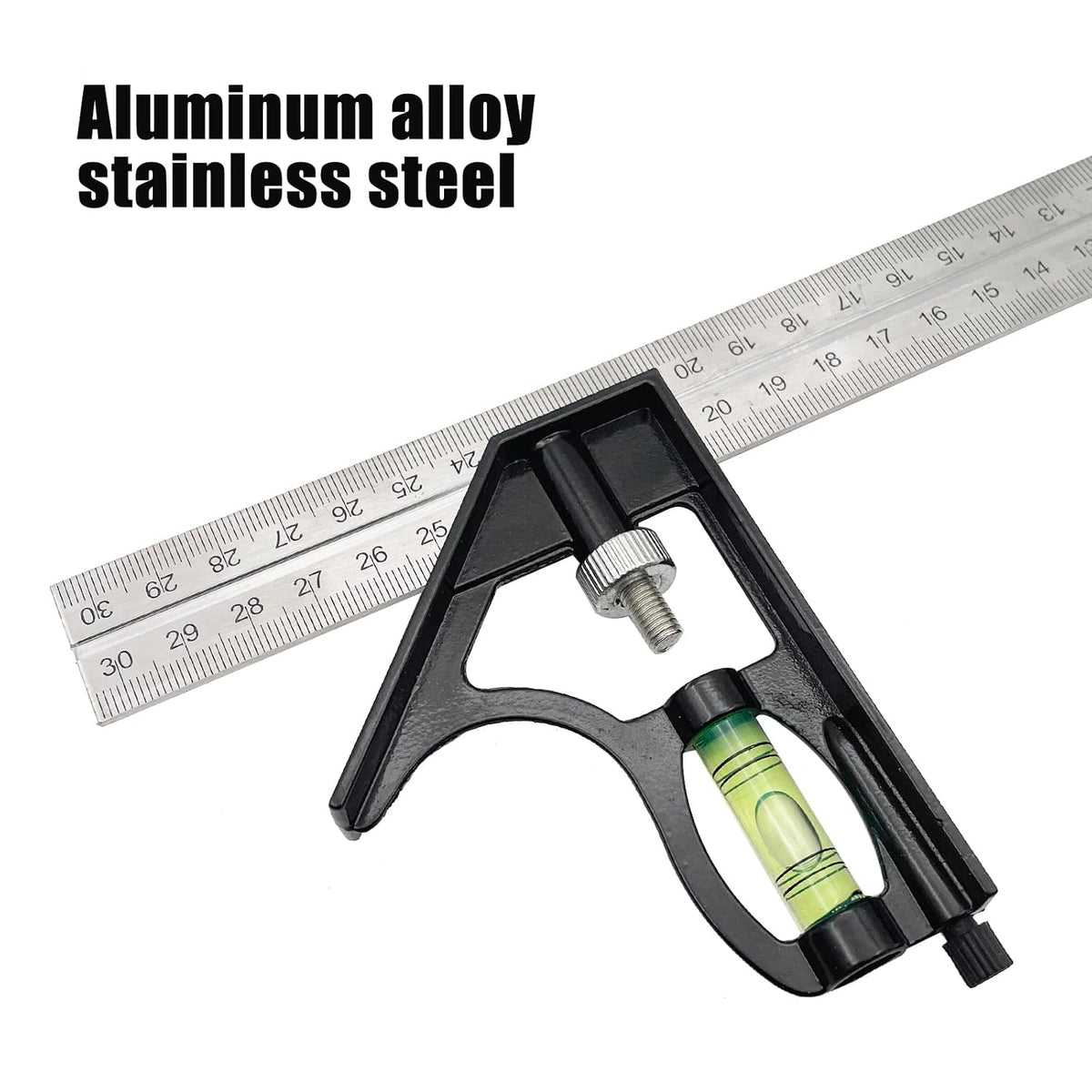 12" Combination Square Ruler