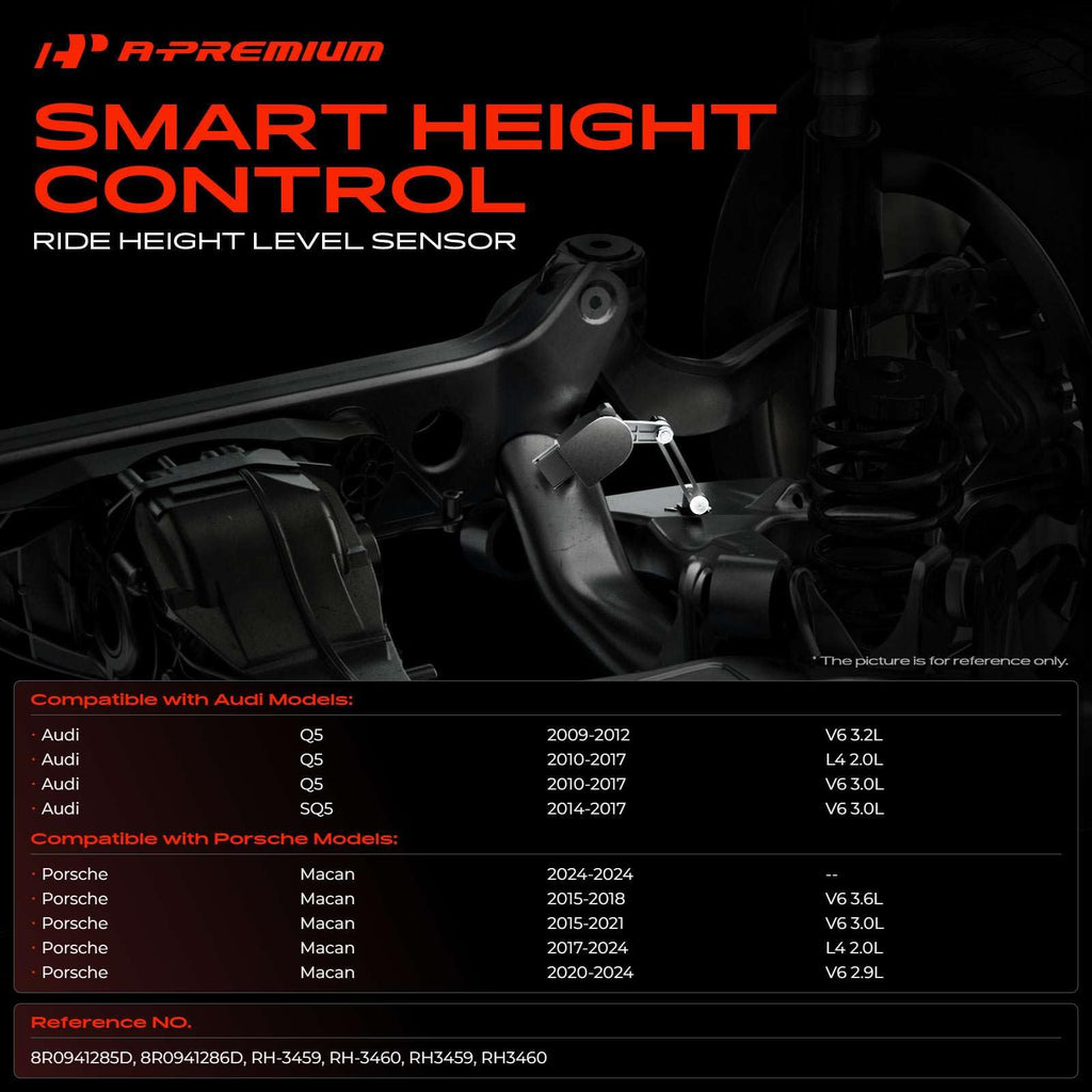 A-Premium Ride Height Level Sensor, Compatible with Audi & Porsche