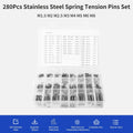 Slotted Spring Pins, 280-Piece M1.5-M8, 304 Stainless Steel